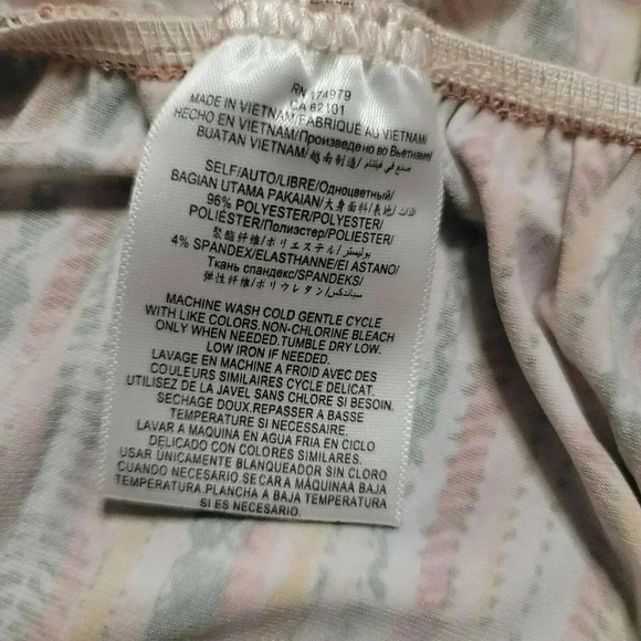 BCBGENERATION size M romper v neck sleeveless multicolor women's - Picture 12 of 12